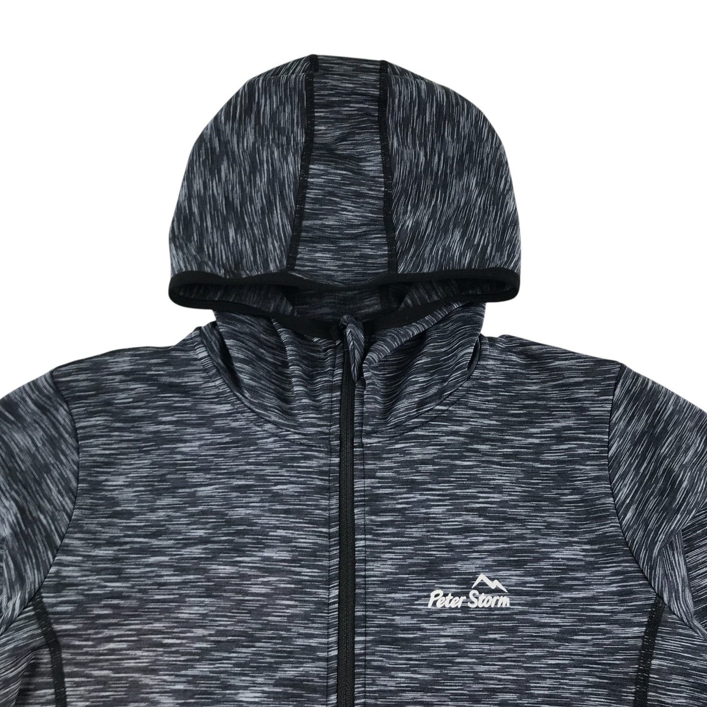Peter Storm sport sweater 9-10 years grey full zipper hoodie and logo
