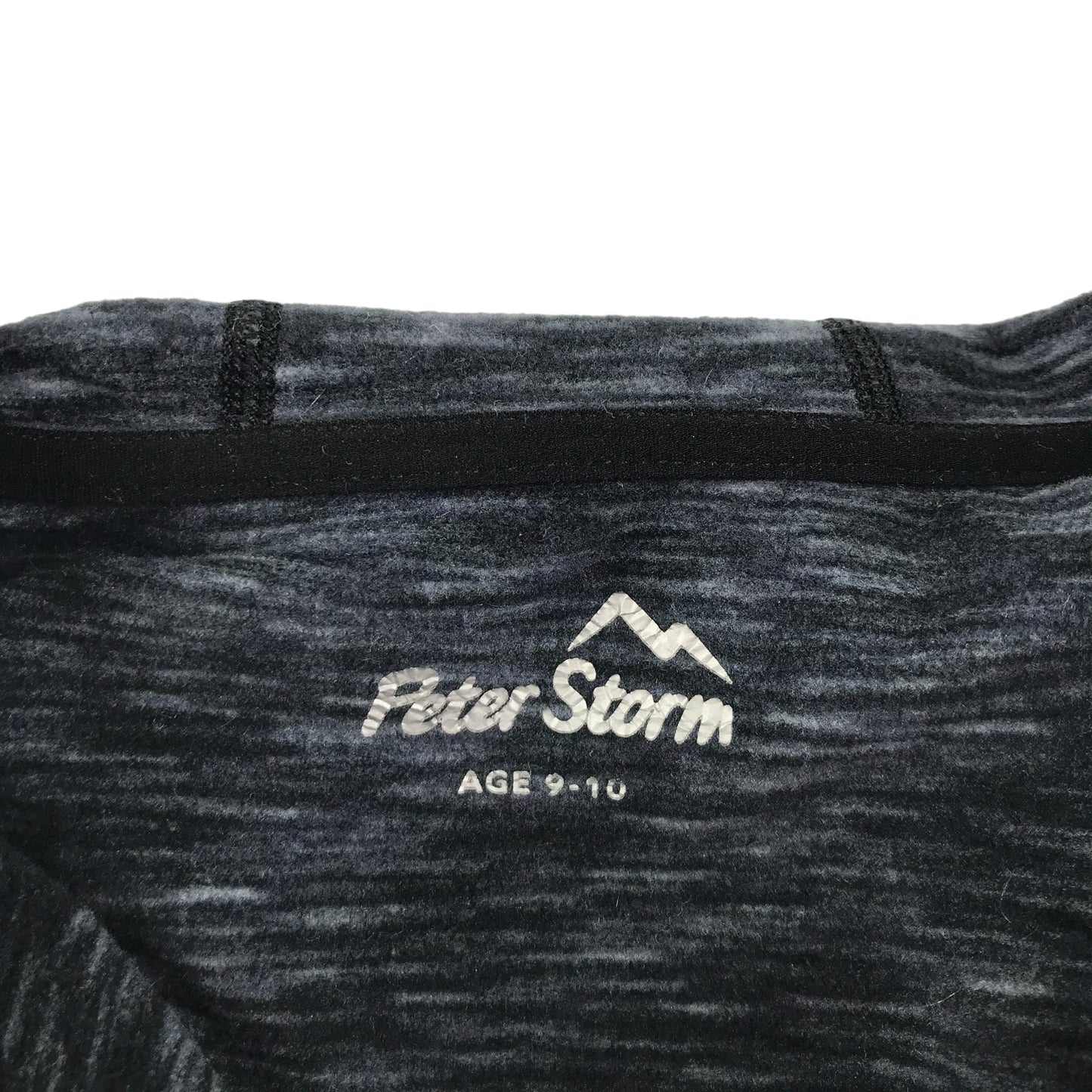 Peter Storm sport sweater 9-10 years grey full zipper hoodie and logo