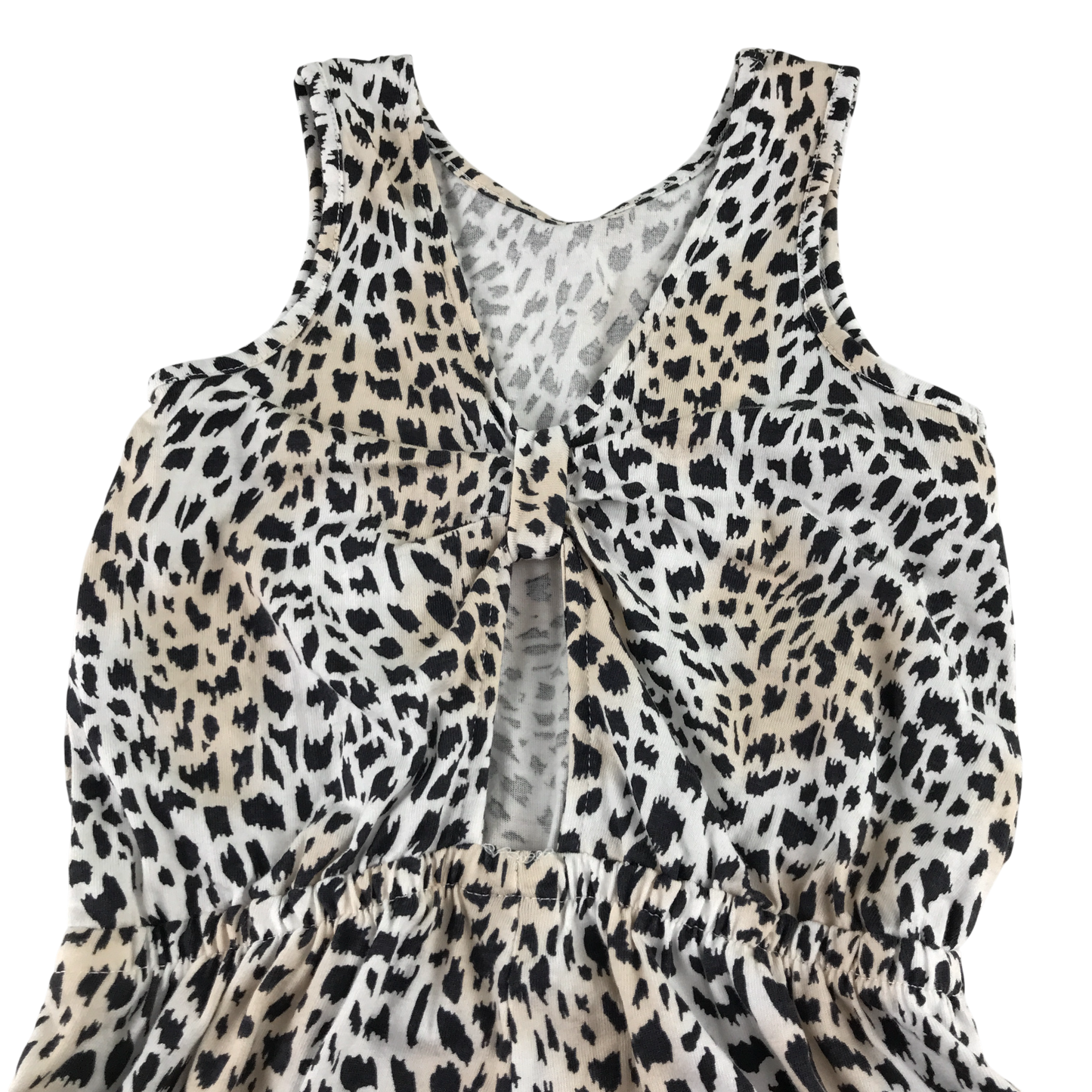 F&F 6-7 years animal print playsuit