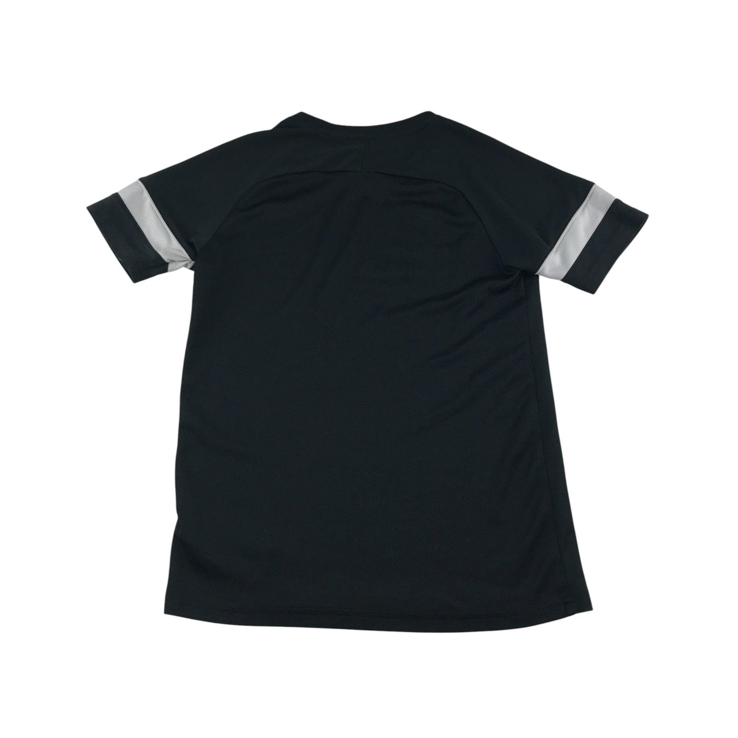 Nike sports polo 9-10 years black with white stripe on sleeves