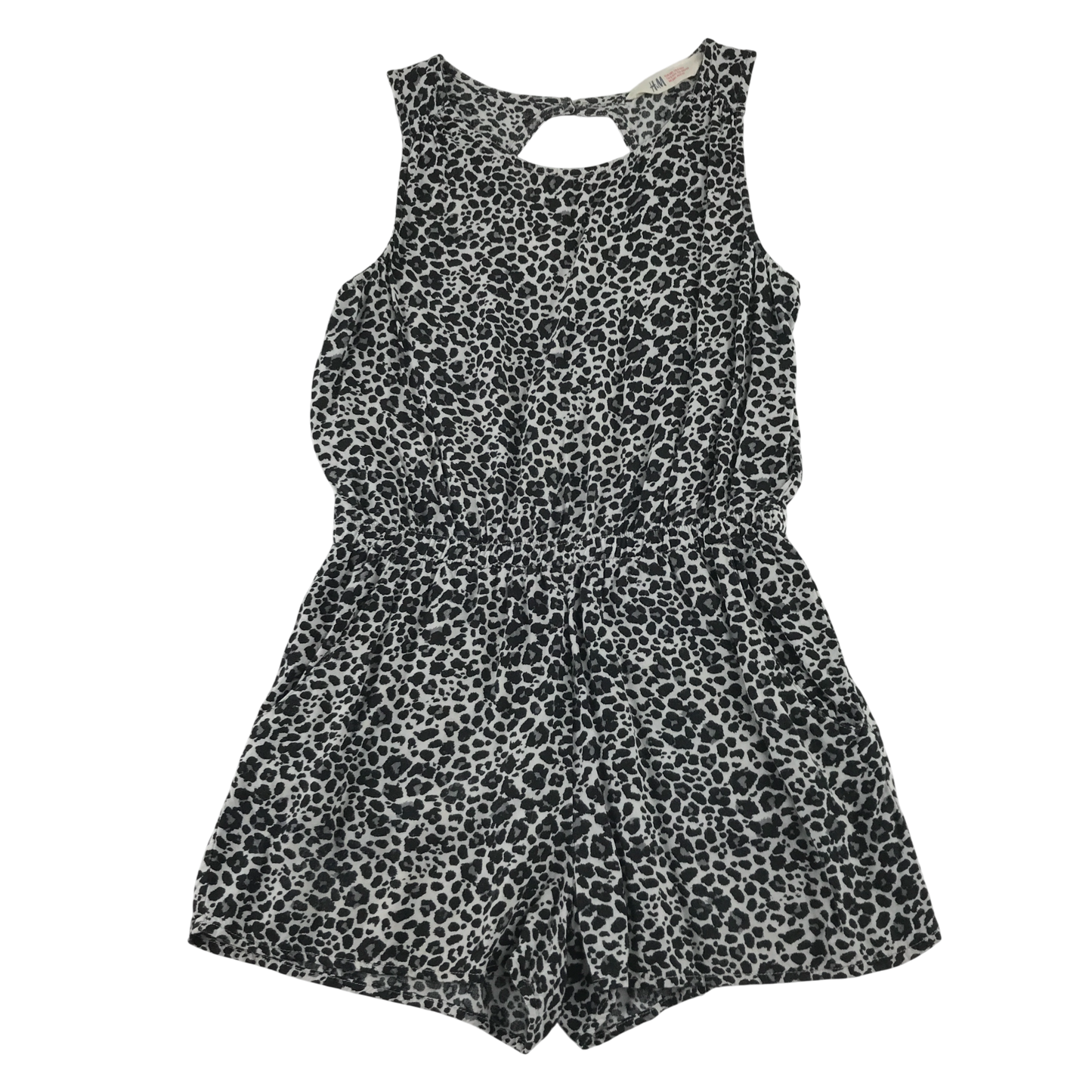 H&M 9-10 years animal print playsuit
