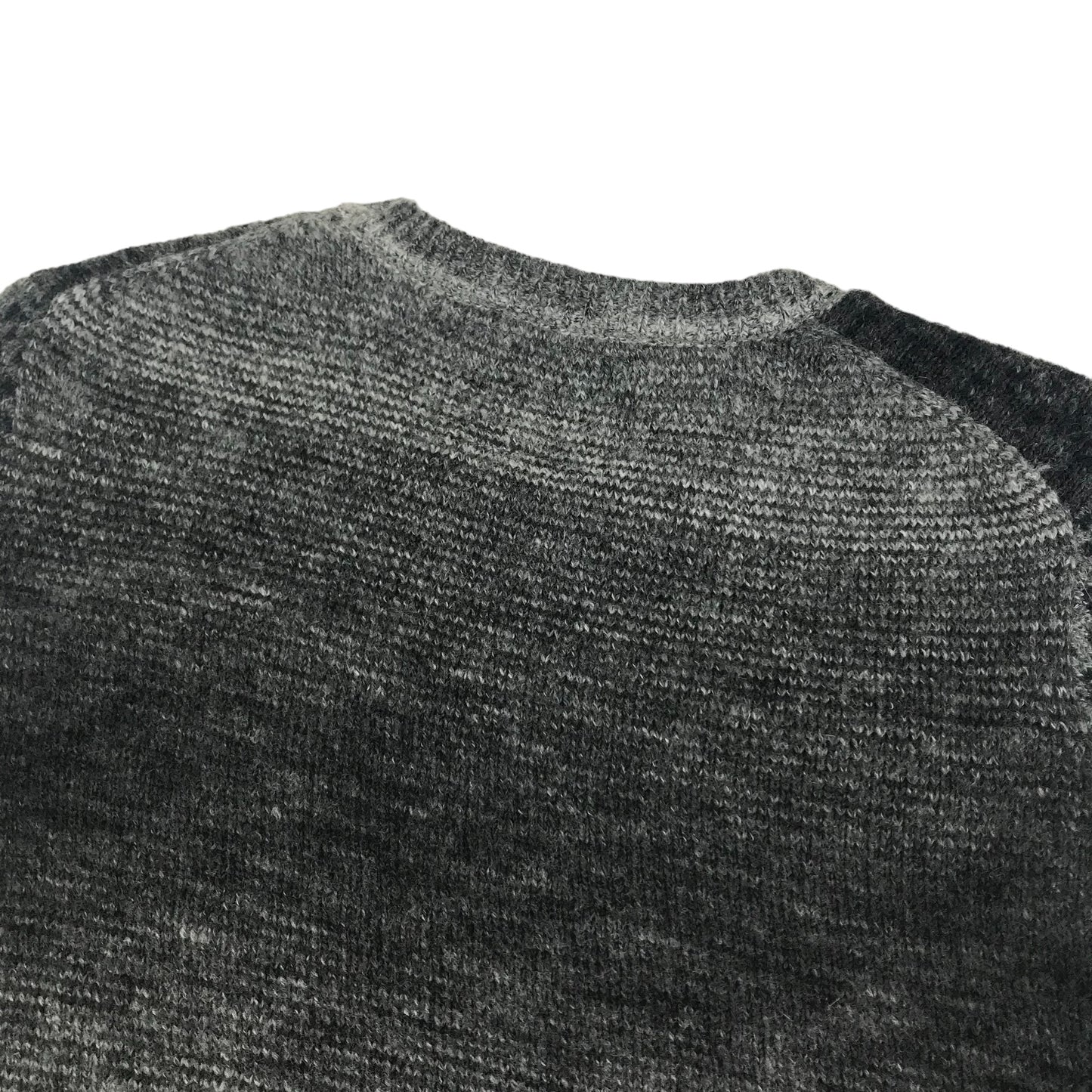 Zara Jumper Age 7 Grey Knit Pattern