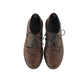 Brown leather shoes size UK 7 smart casual with laces