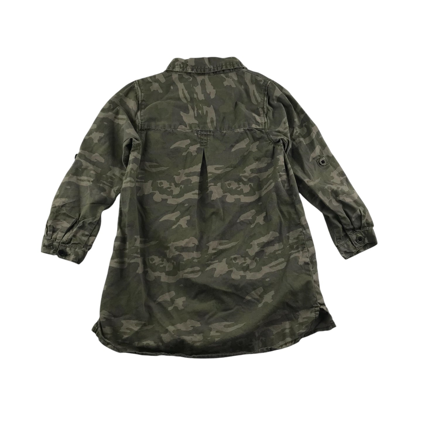 Next shirt 4-5 years khaki camouflage pattern long cotton