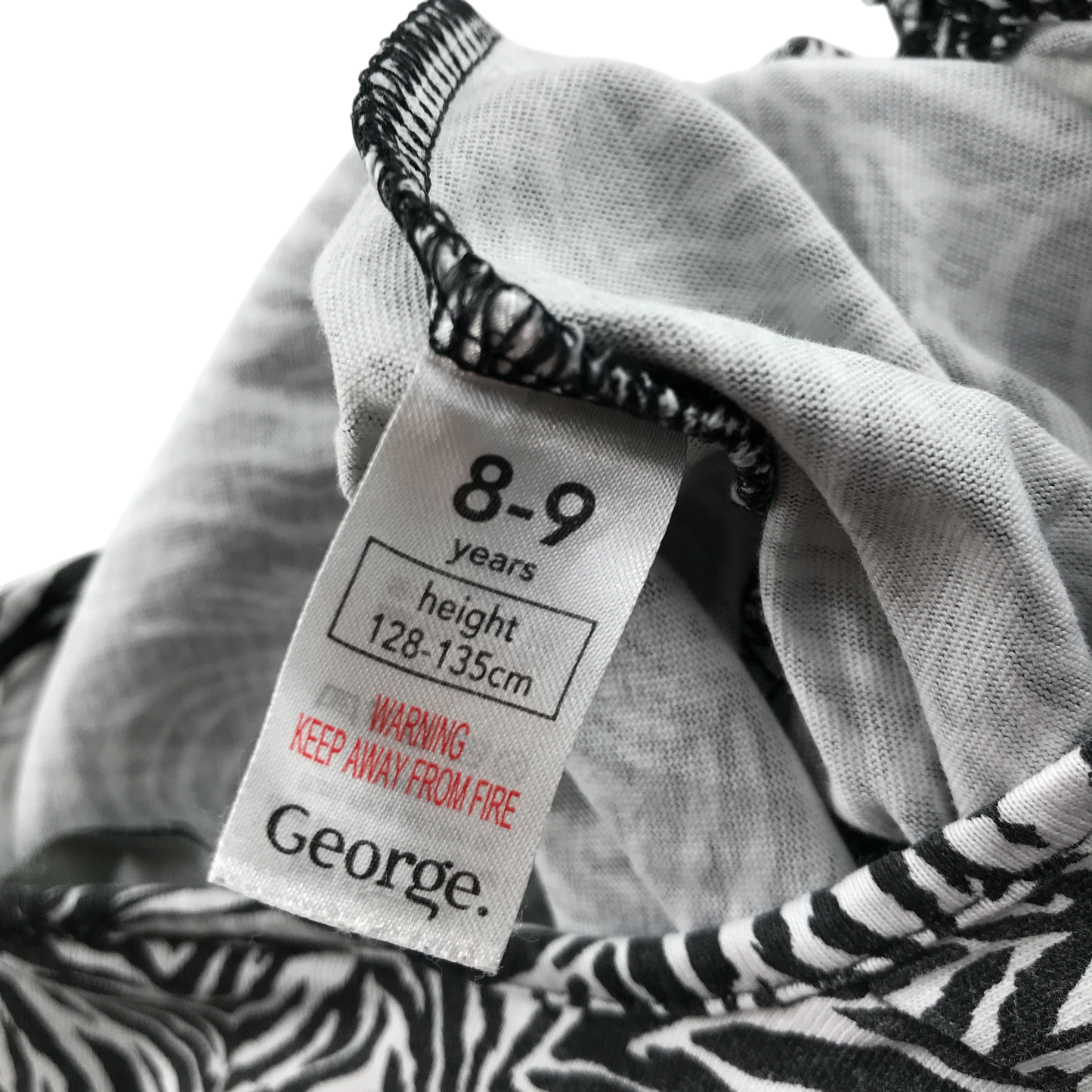 George 8-9 years animal print jumpsuit