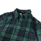 Tu shirt 6-7 years navy and green checked button up shirt cotton