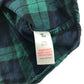 Tu shirt 6-7 years navy and green checked button up shirt cotton