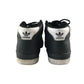 Adidas trainer shoe size UK 8 black and white high tops
