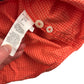 Gap shirt 6-7 years orange checked button up cotton