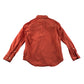 Gap shirt 6-7 years orange checked button up cotton