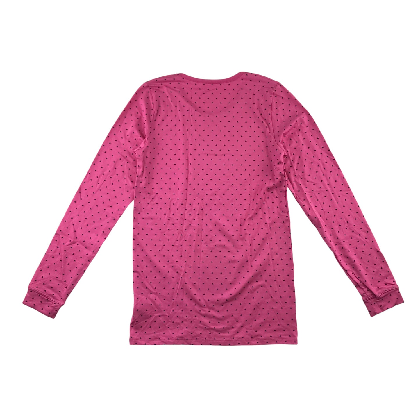 M&S Thermal Top 15-16 Years Pink Love Heart Print