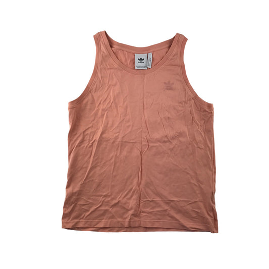 Adidas tank top adult size M light peach orange sleeveless top