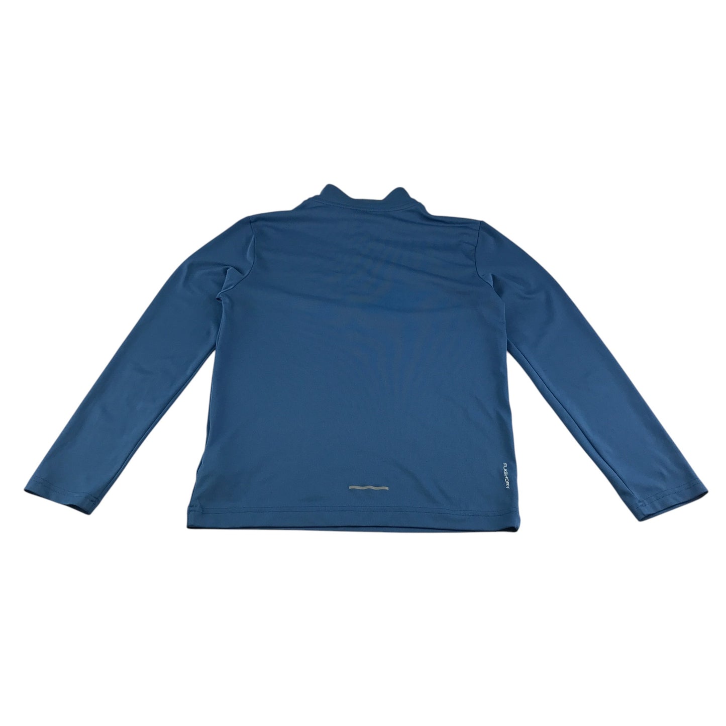 North Face sport fleece 11-12 years blue quarter zip  long sleeve with logo