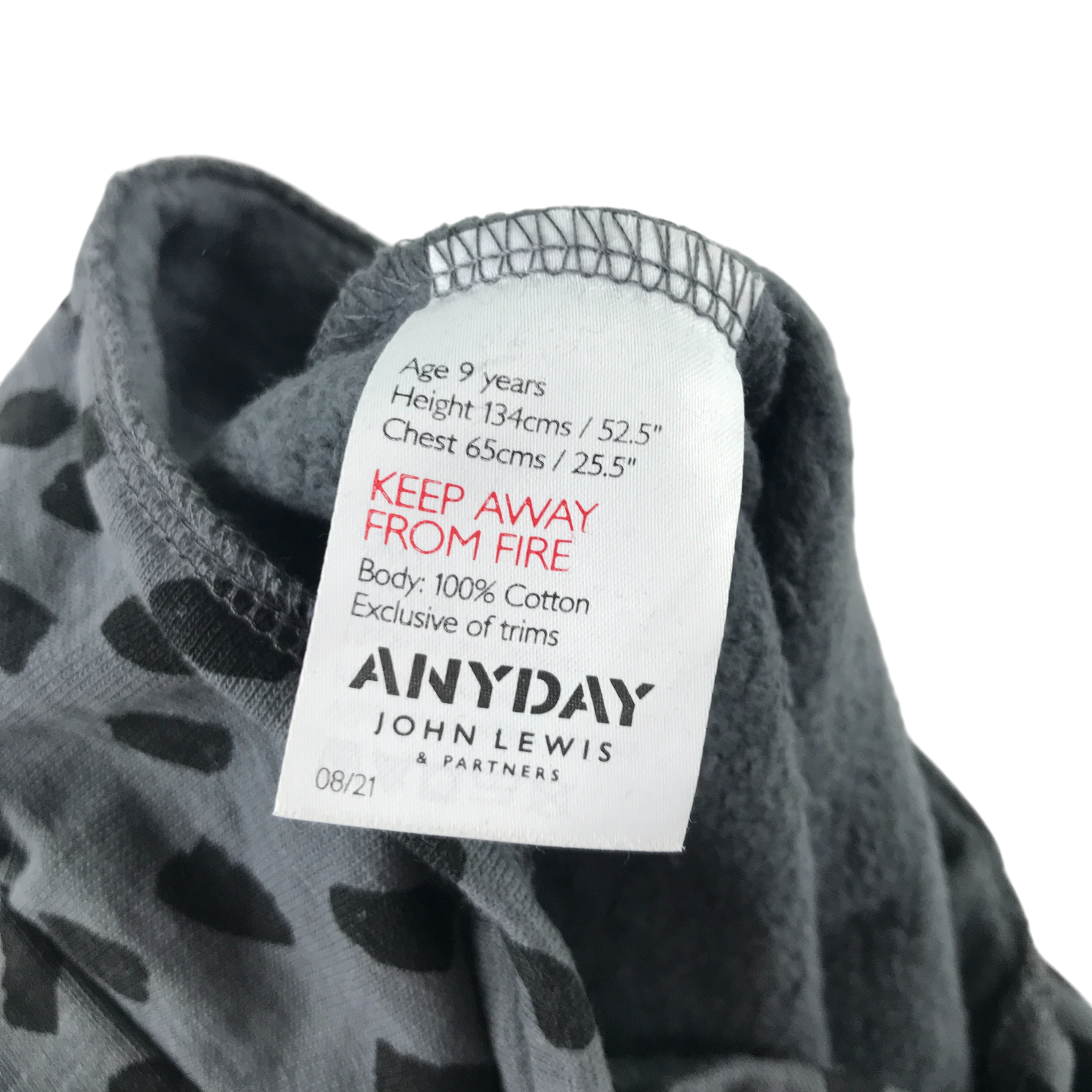 John Lewis 9 years animal print jumpsuit