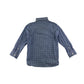 H&M shirt 5-6 years blue and white checked long sleeve cotton