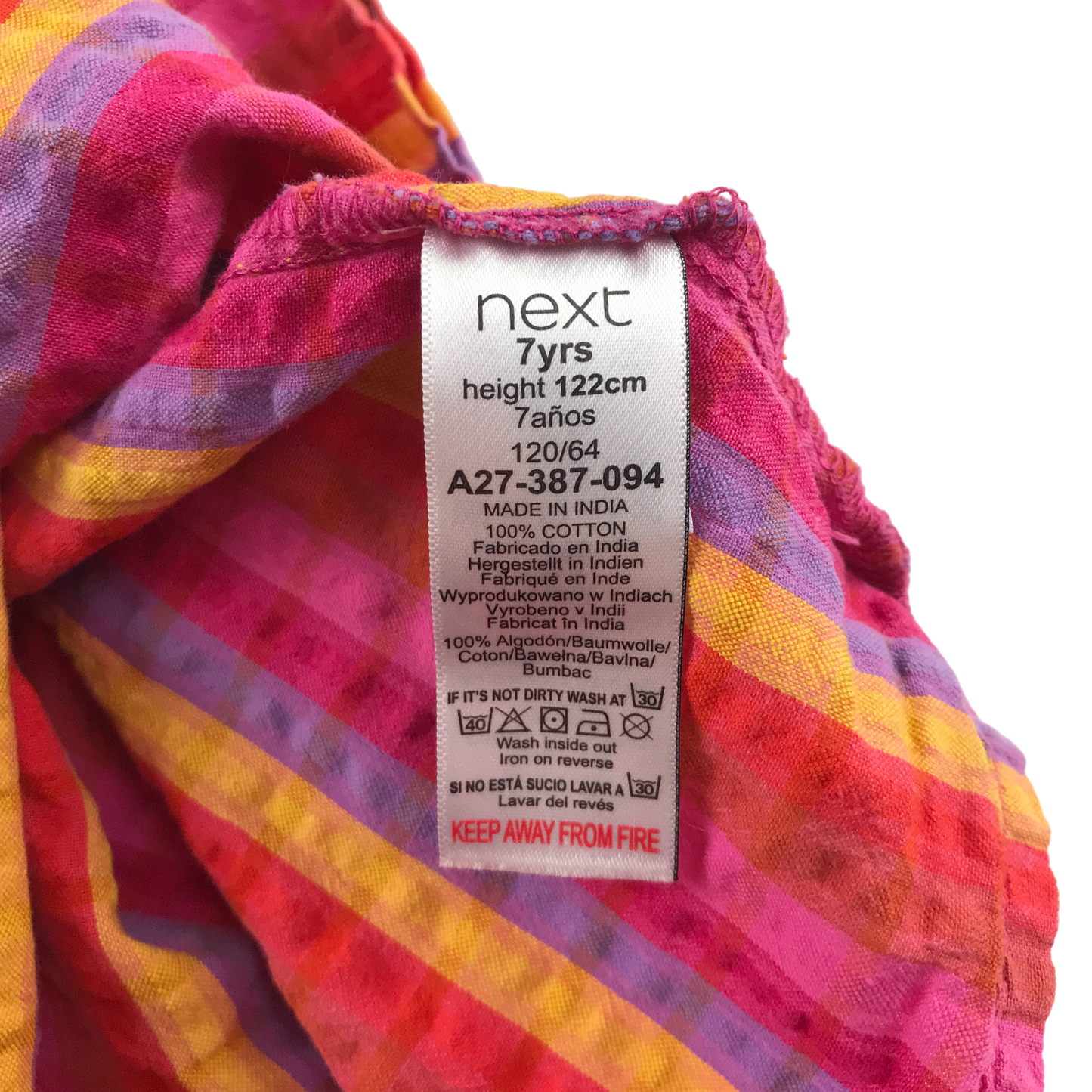 Next 7 years pink dress