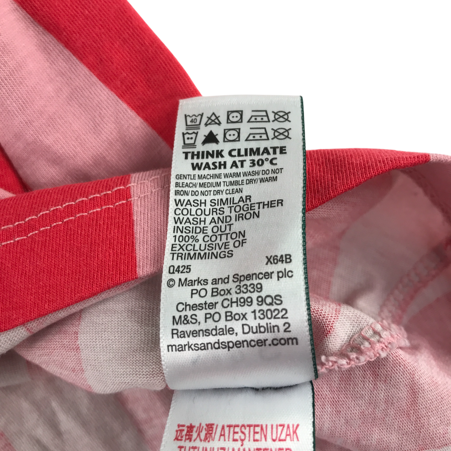 M&S 7-8 years pink dress