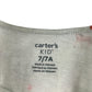 Carter's Kid dress 7-9 years light grey horses long sleeve t-shirt cotton