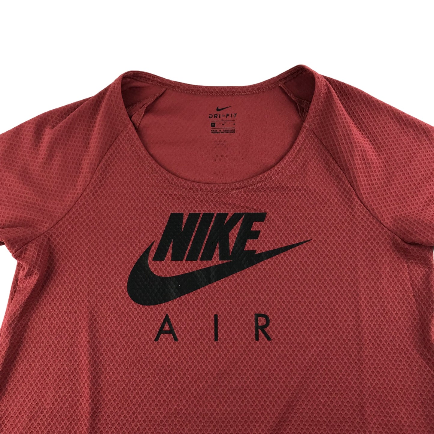 Nike Air Sports Top Size Medium Light Burgundy Short Sleeve T-shirt