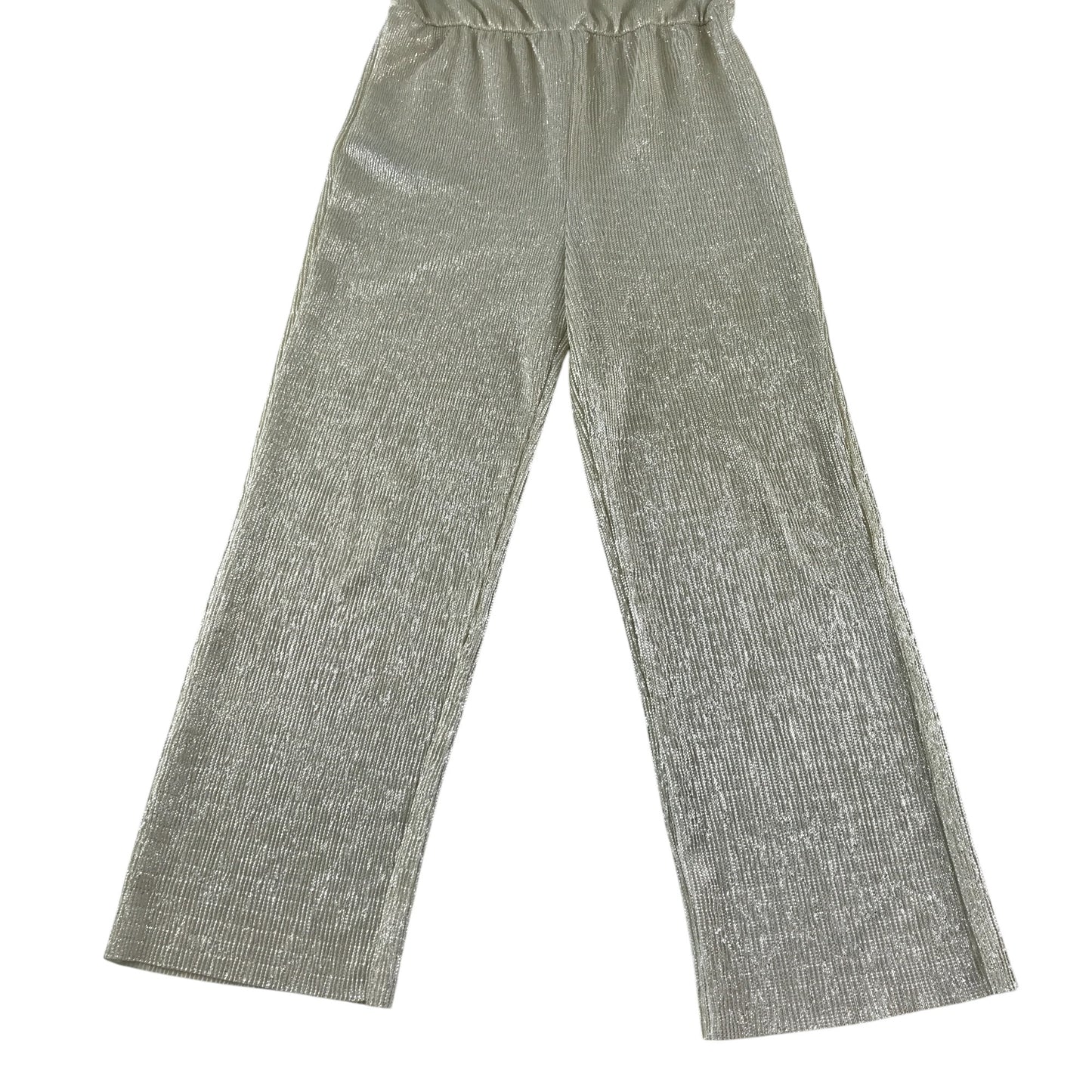 Monsoon jumpsuit 7-8 years golden sparkly short sleeve long leg