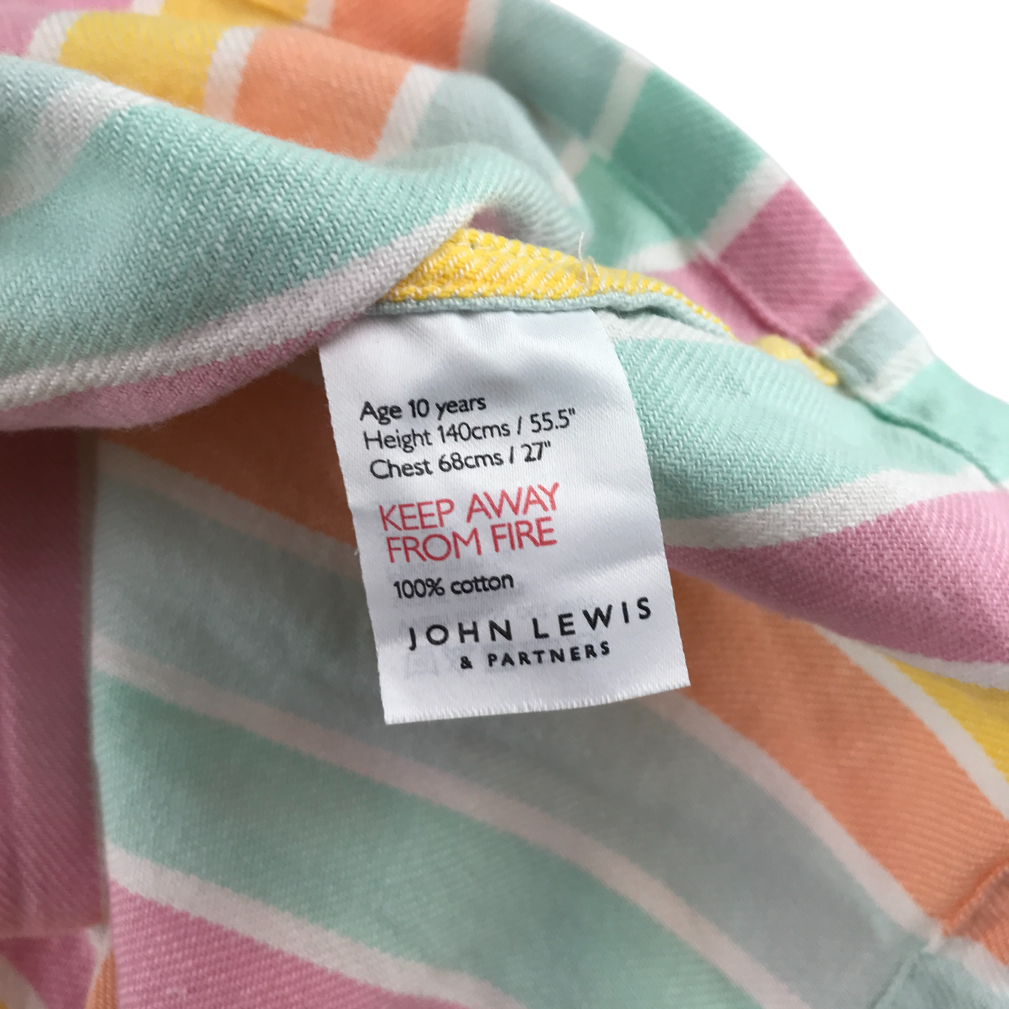 John Lewis 10 years multicolour dress