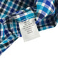Gymboree shirt 10-12 years blue checked pattern long sleeve cotton