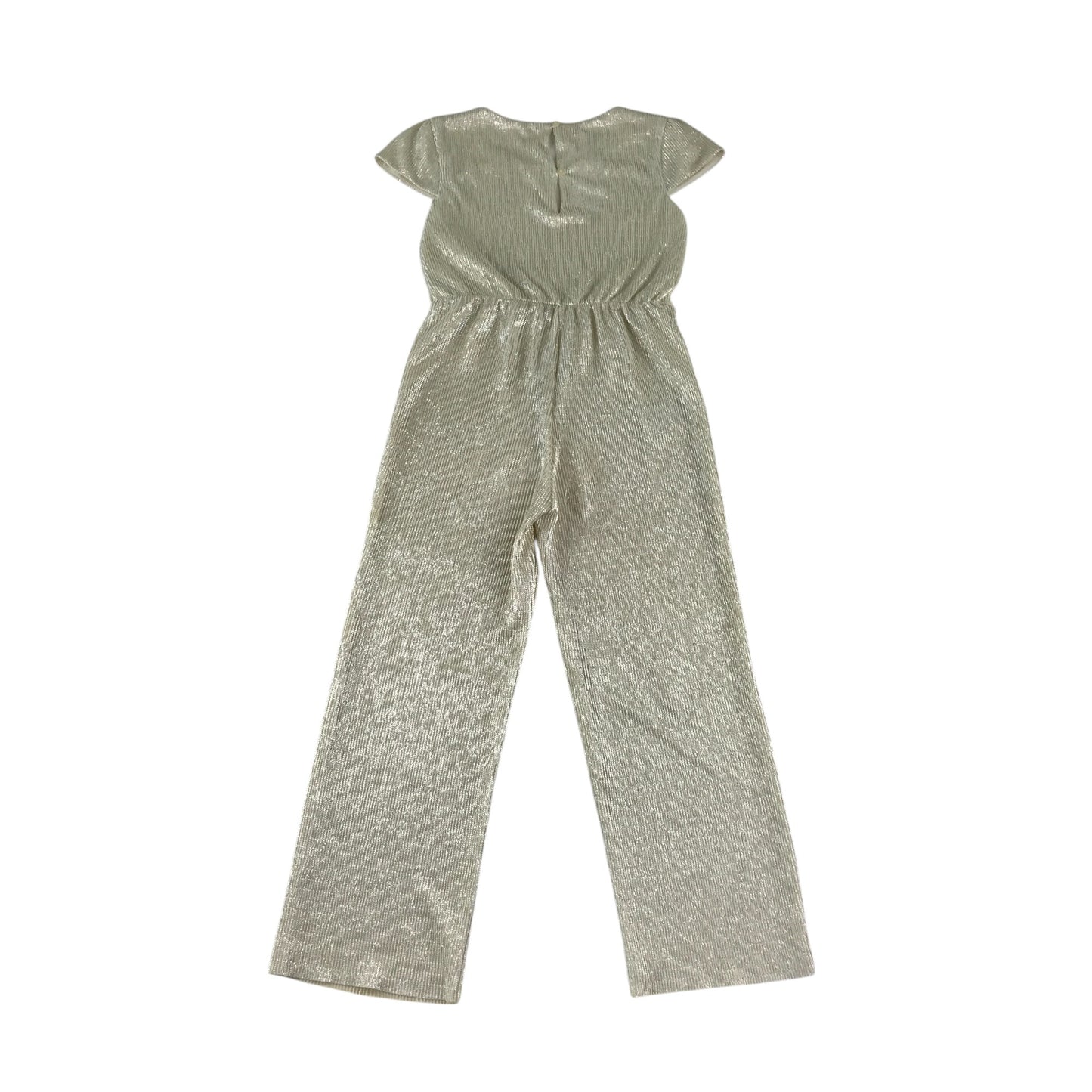 Monsoon jumpsuit 7-8 years golden sparkly short sleeve long leg