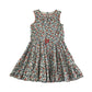 Boden dress 11-12 years white red and blue floral cotton