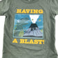 Mothercare t-shirt 5-6 years khaki short sleeve with dionsaur graphic cotton