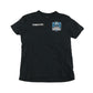 Macron Glasgow Warriors t-shirt 5-6 years black with print cotton