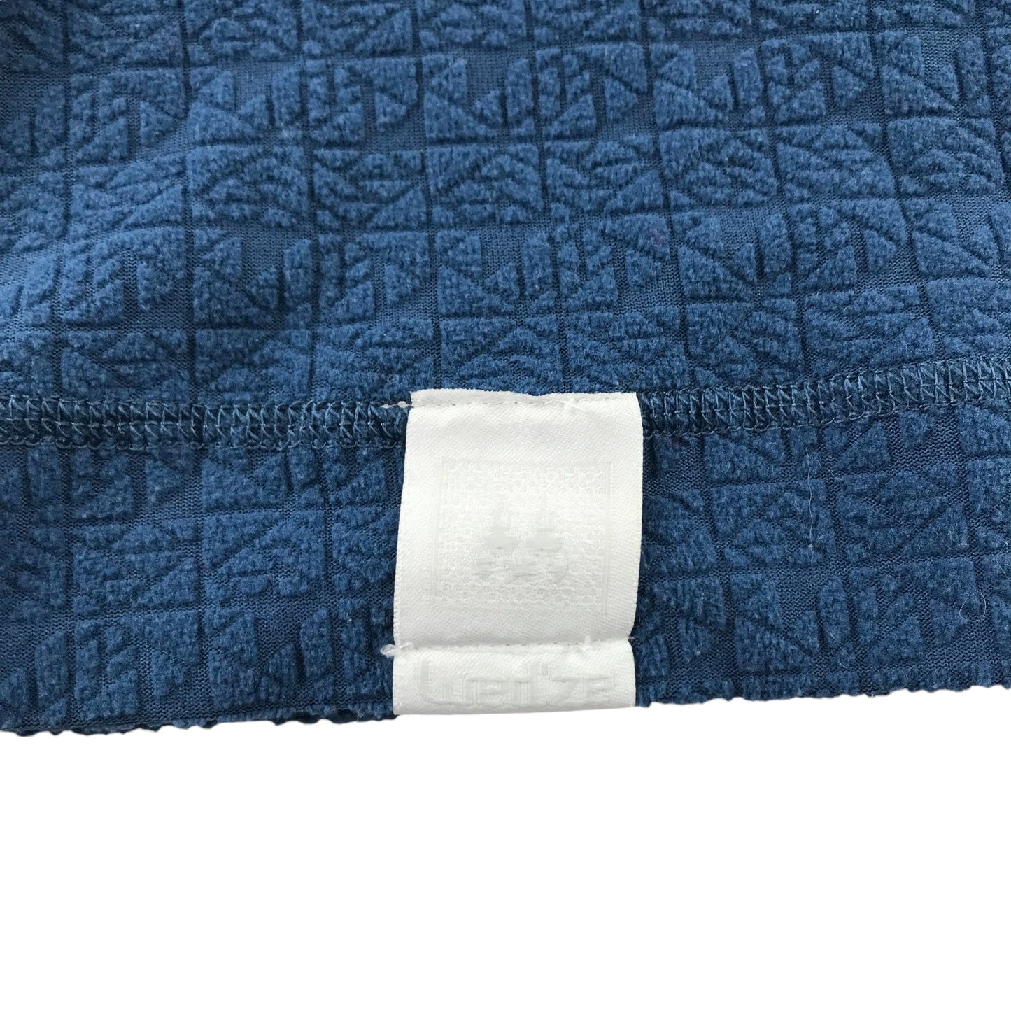 Decathlon top 4-6 years blue turtle neck wedze thermal
