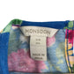 Monsoon dress 9-10 years blue floral with teared hem
