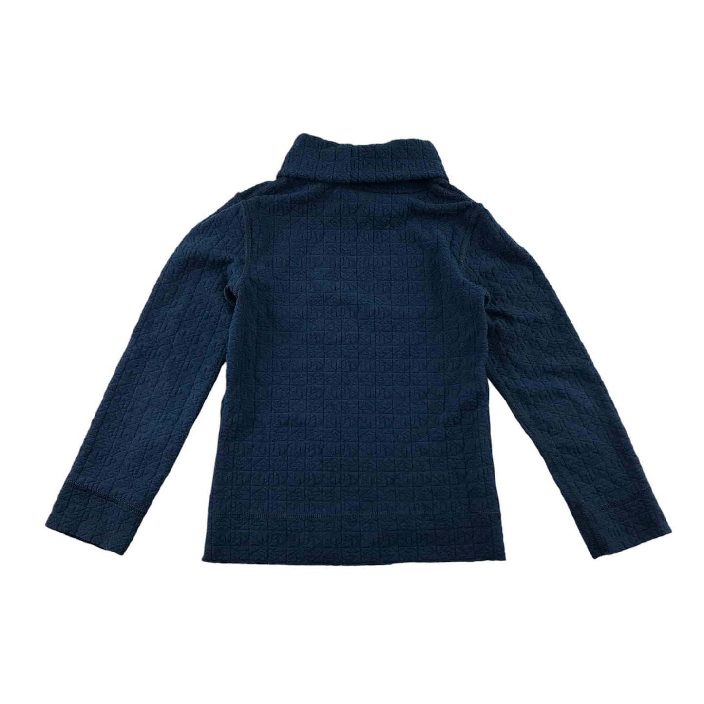 Decathlon top 4-6 years blue turtle neck wedze thermal