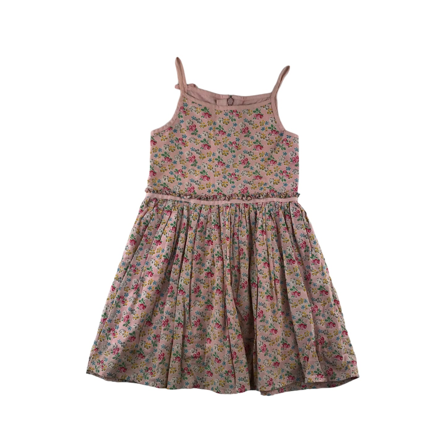 Next Dress Age 6 Pink Floral Print Design Cotton