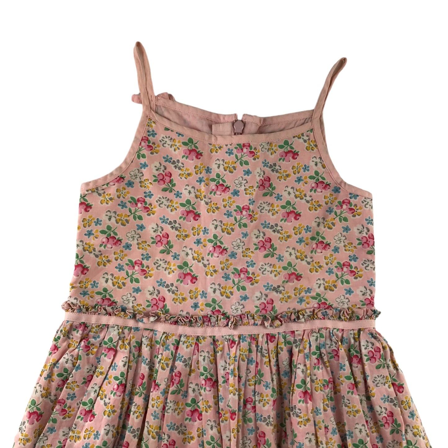 Next Dress Age 6 Pink Floral Print Design Cotton