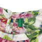 Benetton dress 8-9 years pink and white floral cotton