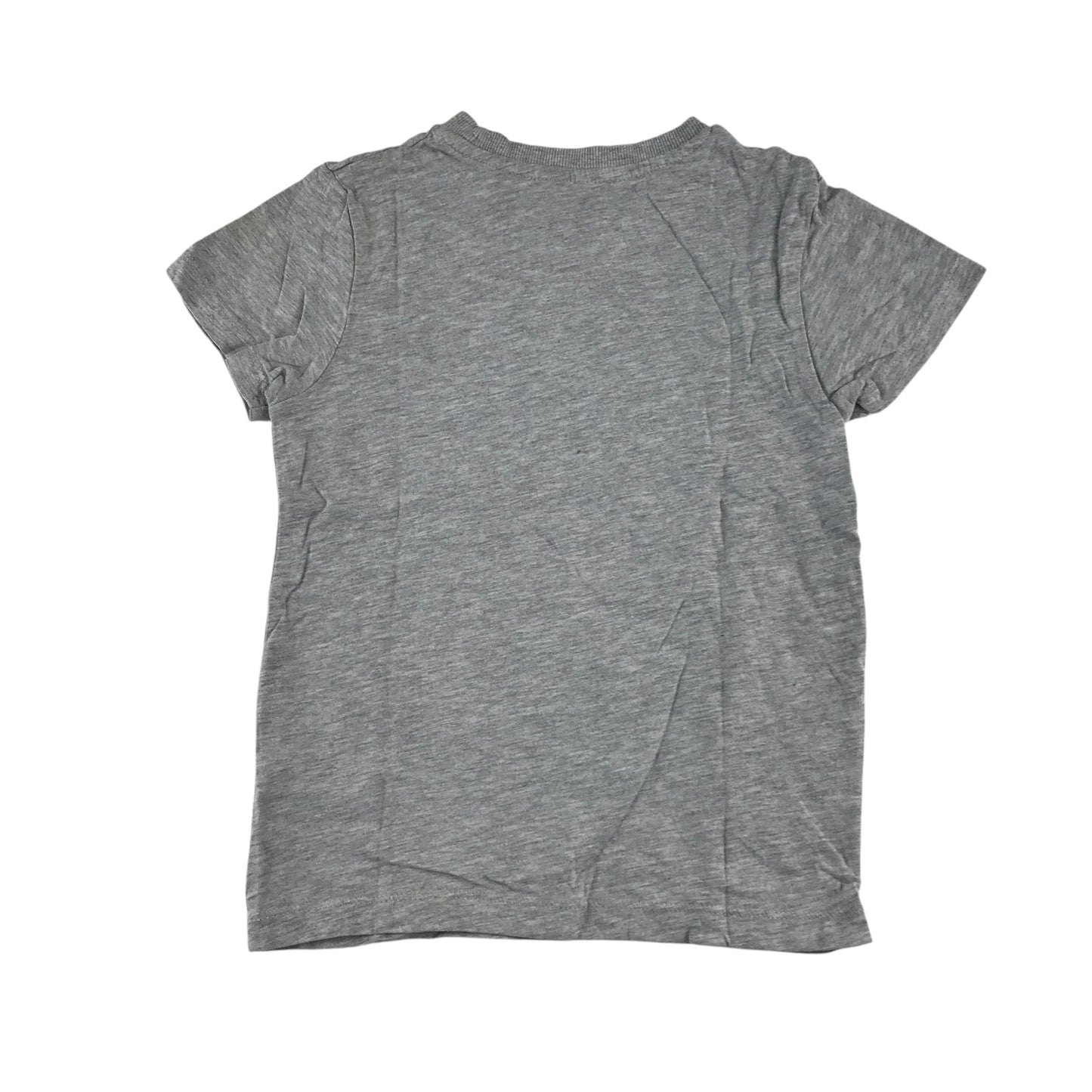 Matalan t-shirt 5-6 years grey short sleeve with dog print