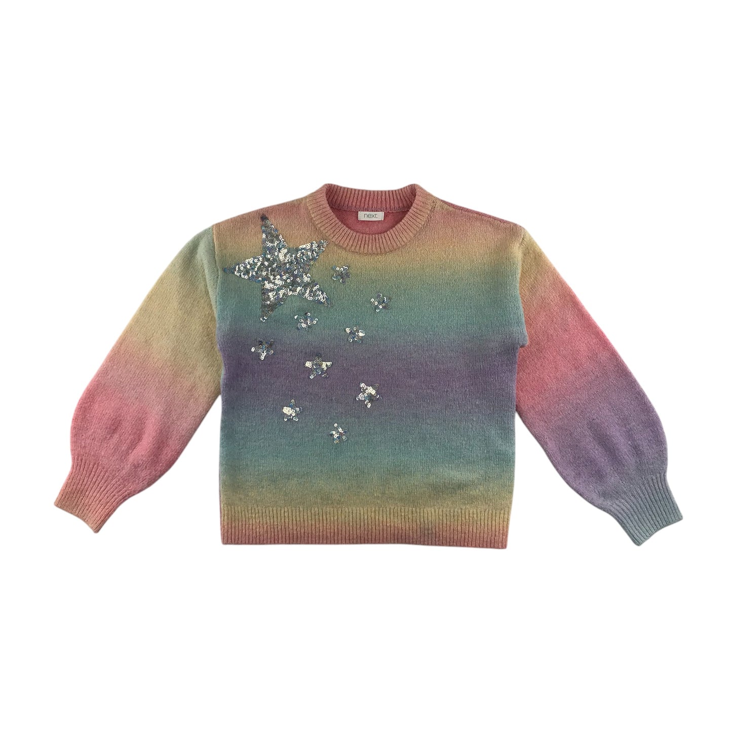 Next jumper 6-7 years multicoloured with sequin star design