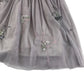 Monsoon dress 9-10 years lilac and grey mesh layered sequin ballerinas