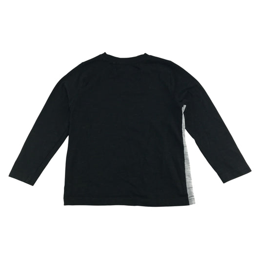 F&F t-shirt 5-6 years navy long sleeve crew neck