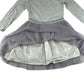 Monsoon dress 9-10 years lilac and grey mesh layered sequin ballerinas