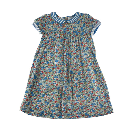 Boden dress 11-12 years multicolour floral cotton with collar