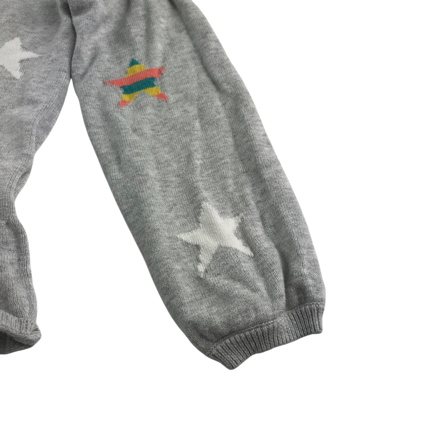 Next jumper 6-7 years grey plain withy star design cotton