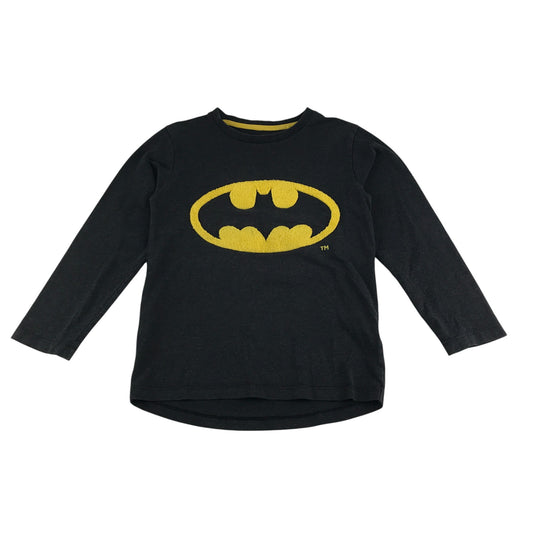 Next Batman t-shirt 5-6 years black long sleeve graphic