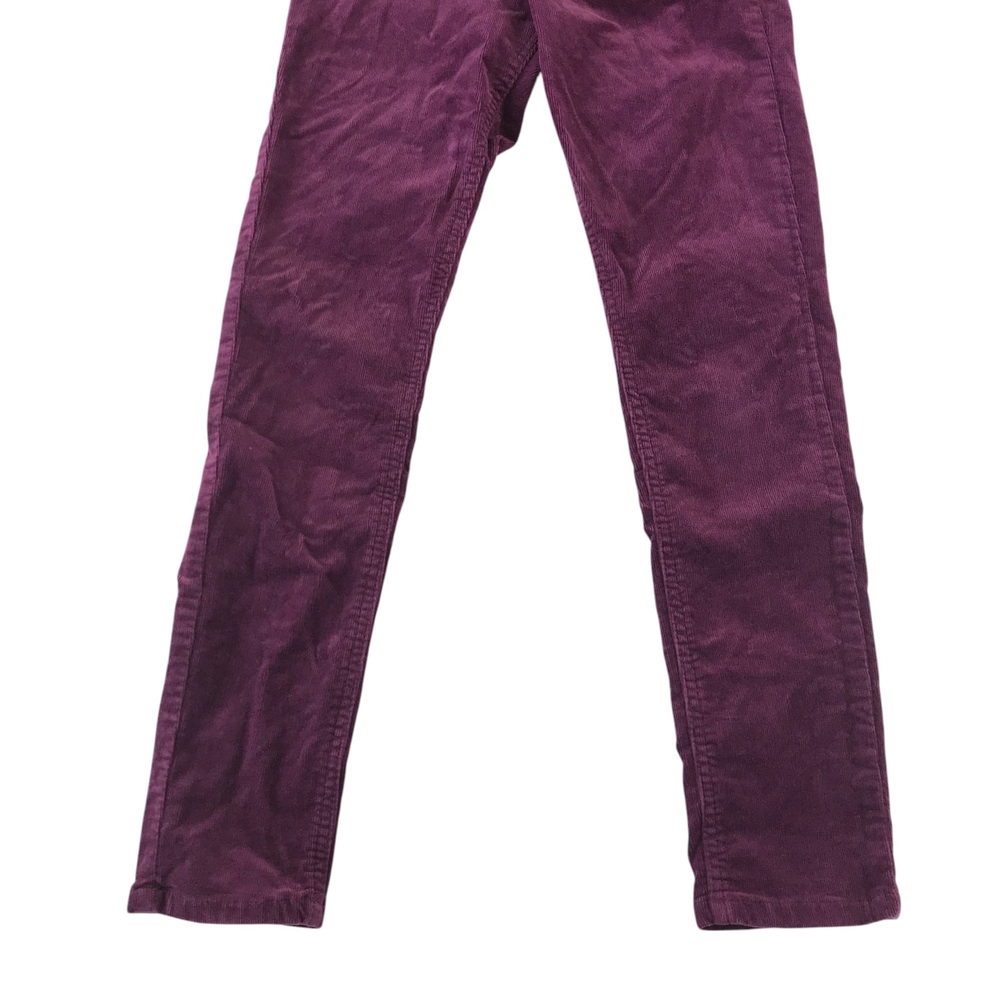 H&M trousers 8-9 years burgundy corduroy pull up