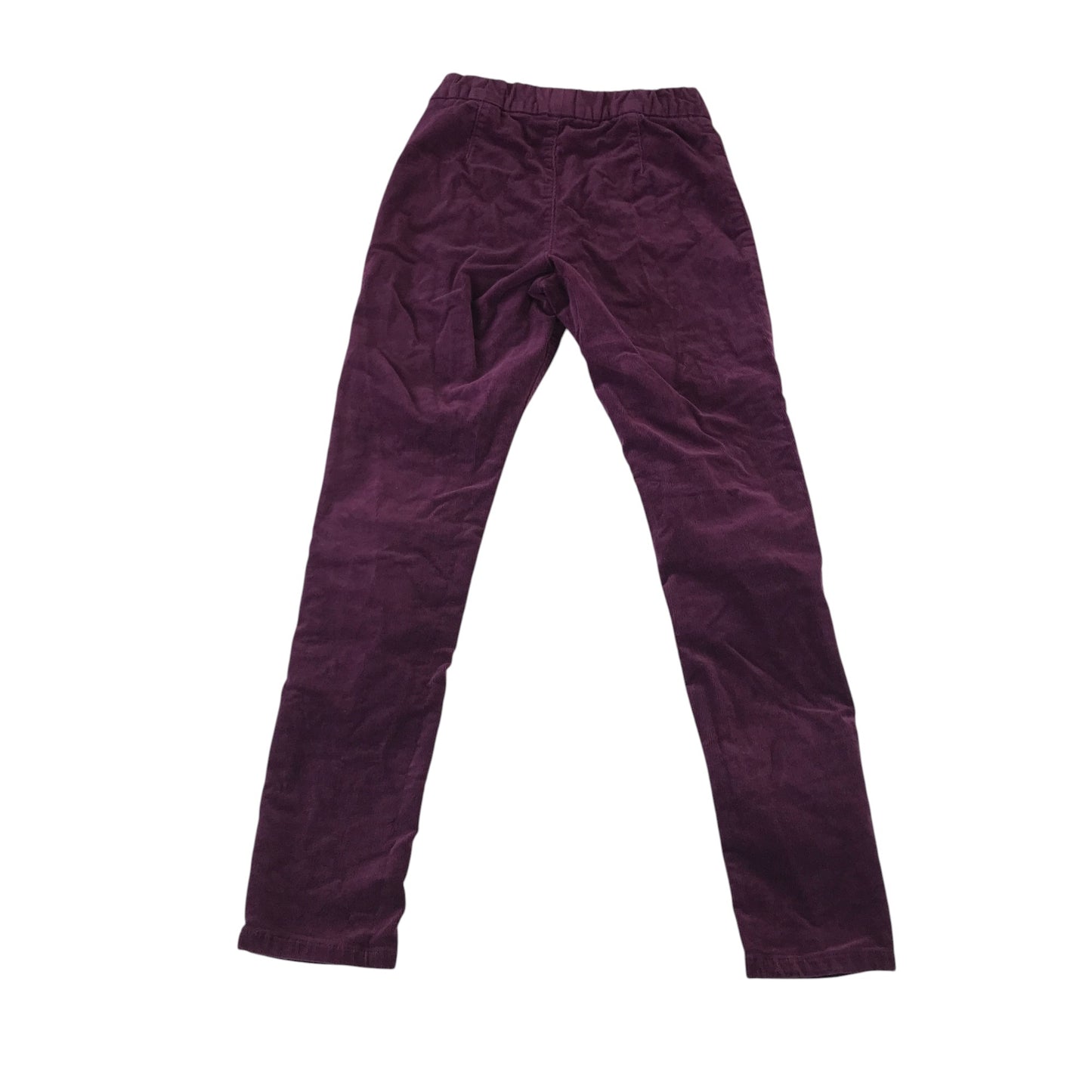 H&M trousers 8-9 years burgundy corduroy pull up