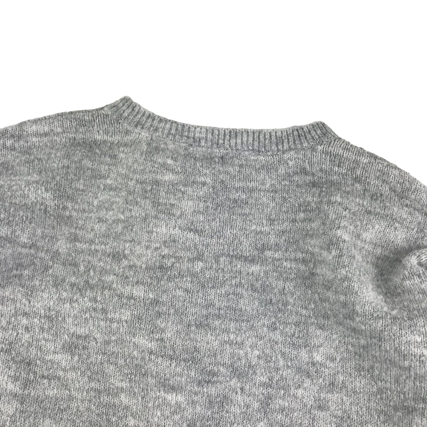 George Jumper Age 9 Grey Light Pink Love Hearts