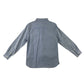 M&S shirt 7-8 years blue with yellow stripes full button up  cotton