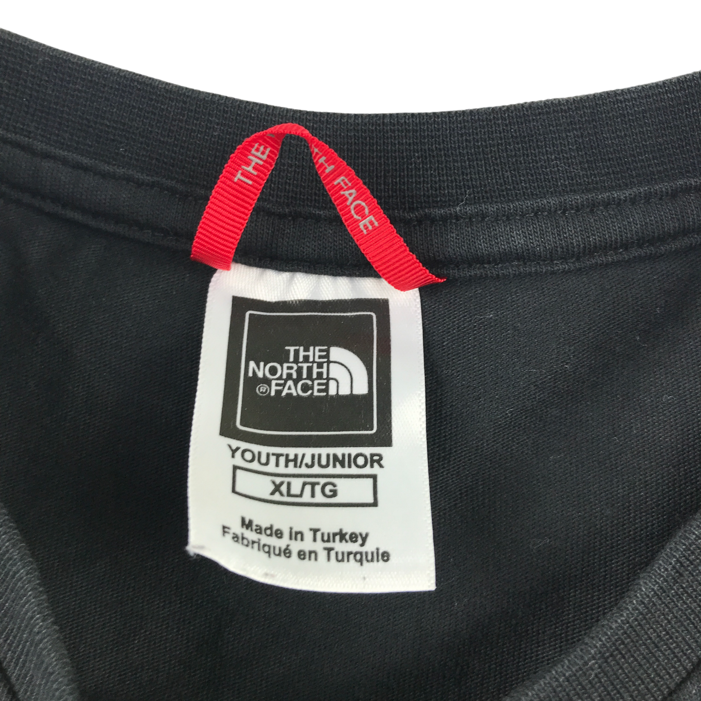 North Face 14-16 years black t-shirt