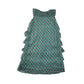 Yumi Dress Age 11 Turquoise Butterfly Print Design Layered